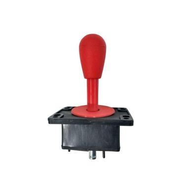 Imagem de Comando Joystick Para Arcade Fliperama Eletromatic Vermelho