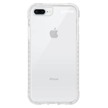 Imagem de Capa Capinha Gocase Anti Impacto Slim para iPhone 7 Plus - Clear Logo White