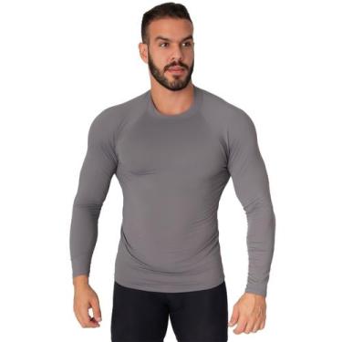 Imagem de Blusa Térmicas Masculina Longa Segunda Pele Proteção Uv - Bella Fiore