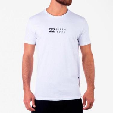 Imagem de Camiseta Billabong United Plus Size Sm23 Masculina Branco