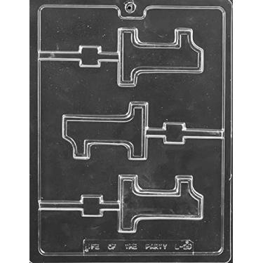 Imagem de Grandmama's Goodies L029#1 Number One 1 Molde de sabonete para doces de chocolate pirulito com instruções exclusivas de moldagem