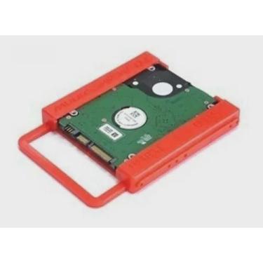 Imagem de 1x 2.5 Ssd Hdd Adaptador Disco Rígido De plástico vermelho