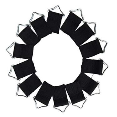 Imagem de Anéis triangulares com fivela de triângulo em forma de triângulo com 10 peças/pacote com 10 anéis em V para fixação por esteira de viagem em trampolim