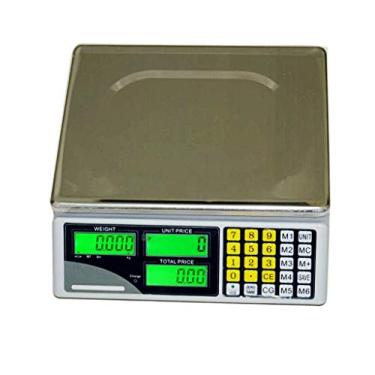 Imagem de balanças eletrônicas de cozinha pequenas balanças eletrônicas digitais cozinha pesando elegante design fino cozinhando para casa pesar alimentos 30kg / 1g