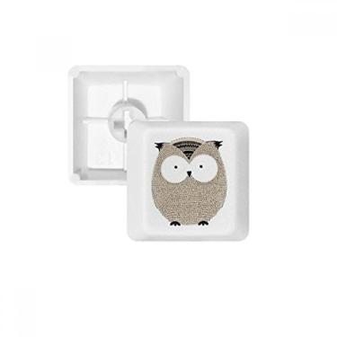 Imagem de DIYthinker Simplicity Style Chubby Owl Keycap teclado mecânico PBT Gaming Upgrade Kit