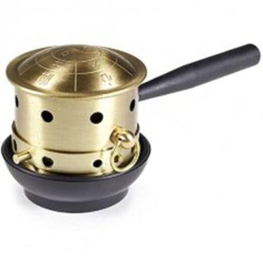 Imagem de Caixa de artigos Copper Moxa massagem moxabustão chinesa rolo de mugwort ferramenta absinto