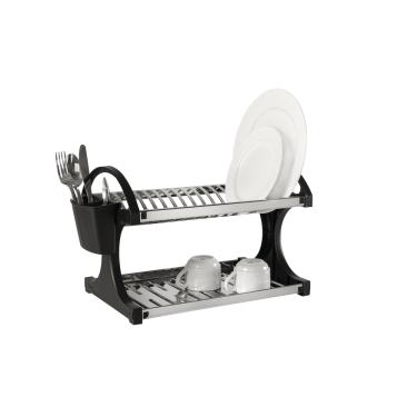 Imagem de Escorredor De Louças 16 Pratos Brinox Suprema Aço Inox Preto