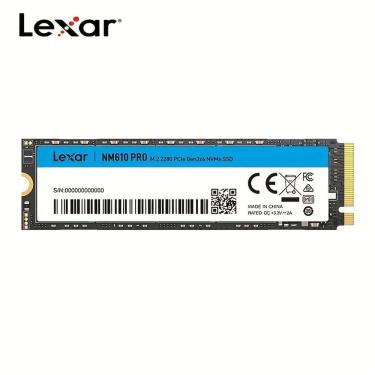 Imagem de SSD M.2 Lexar LNM610 PRO 500GB PCIe Gen 3*4 NVME 1.3 2280