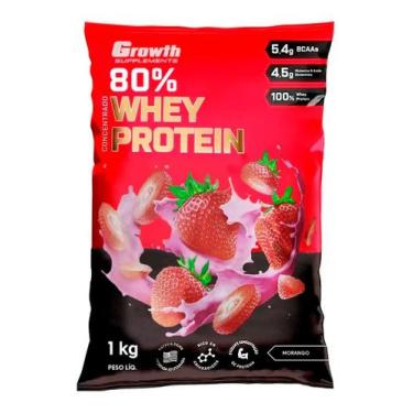Imagem de Whey Protein Growth Supplement Concentrado Sabor Morango 1Kg