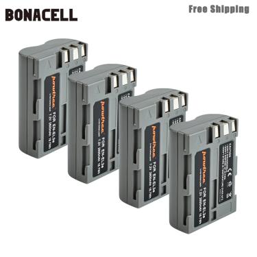 Imagem de Bonacell-Bateria da Câmera Digital  2600mAh  EN-EL3e  EN  EL3e  EL3a  ENEL3e  para Nikon D300S