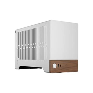 Imagem de Fractal Design Terra Silver - Painel frontal de nogueira de madeira - formato pequeno - capa para jogos Mini ITX - Cabo Riser PCIe 4.0 - USB tipo C - Painéis de alumínio anodizado