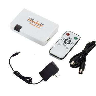 Imagem de Adaptador conversor coaxial HDMI para RF para TV