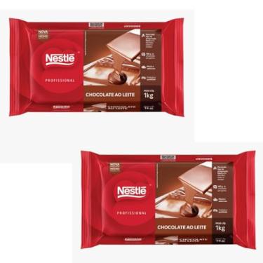 Imagem de Chocolate ao leite Chocolate nestle - 2 Barras de 1kg Cada