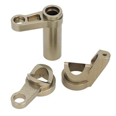 Imagem de DKKY Aluminum Alloy Steering Bellcrank Set 7075 Hard Anodized Steering Composite Kit for 1/8 Sledge RC Upgrades Accessories Parts (Original-Anodized)