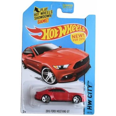 Imagem de Hot Wheels Mustang GT 2015 Vermelho Escala 1:64 Criança Unissex