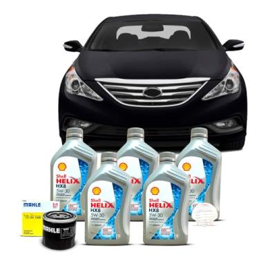 Imagem de Kit Troca de Oleo 5w30 e Filtro Hyundai Sonata 2.4 16V 2011 A 2014