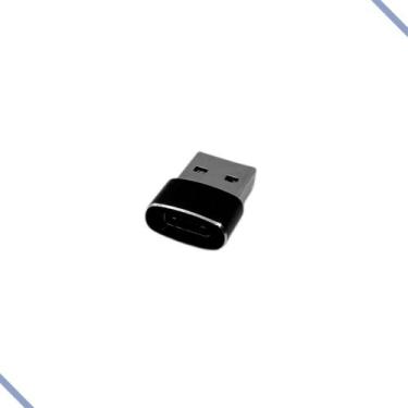 Imagem de Adaptador Usb Tipo C Fêmea X Usb 2.0 Macho  - Tsuru