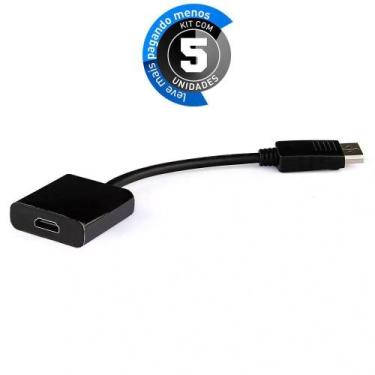 Imagem de Adaptadores Displayport Para Hdmi - Kit 5 - Cirilo Cabos