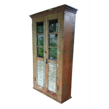 Imagem de Armário Rústico Rômulo em Madeira de Demolição - Cód 2189 - Barrocarte