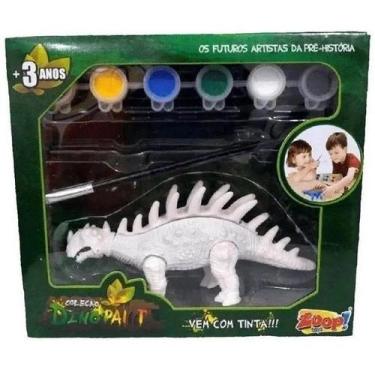 Imagem de Dinossauro para Pintar Dino Paint Anquilossauro Zoop TOYS ZP00152