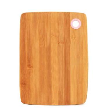 Imagem de Tábua para Corte Nature Plus Ring Rosa 33x24Cm Bambu - Mai Home