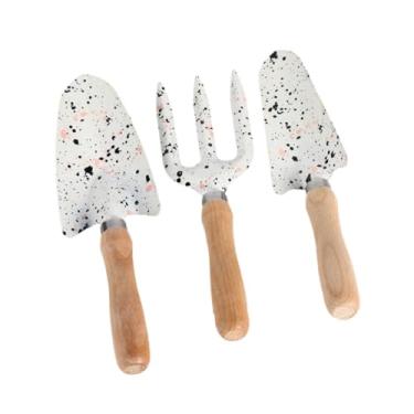 Imagem de Generic 3x Mini Ferramentas de Jardim Pá Antiferrugem Cabo de Madeira, Pá em Miniatura, Pá de Mão para Estufa Plantas de Flores Plantas em Vasos