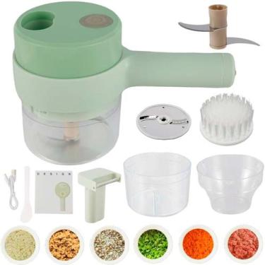 Imagem de Mini Processador De Alimentos Multifuncional Cor Verde - BIVENA