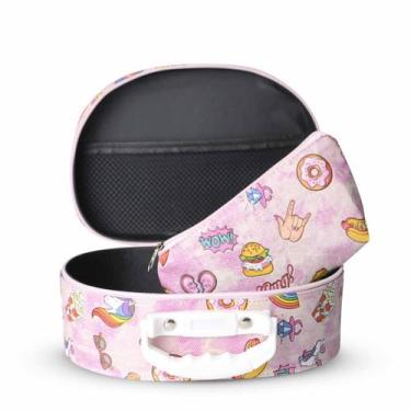 Imagem de Maleta Frasqueira + Necessaire Bolsa De Mão Maquiagens Oval - Bazar na