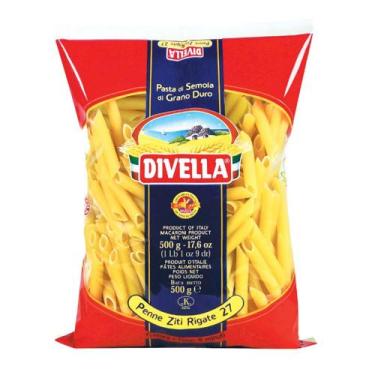 Imagem de Macarrão Penne Ziti Rigate N27 Divella 500g