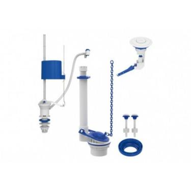 Imagem de Kit Completo Reparo Para Caixa Acoplada Botão Superior - Bluekit