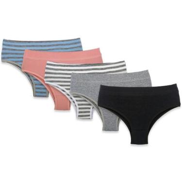 Imagem de Kit 5 Calcinhas Conforto Algodão Lingerie - Click Mais Bonita, GG, Sor