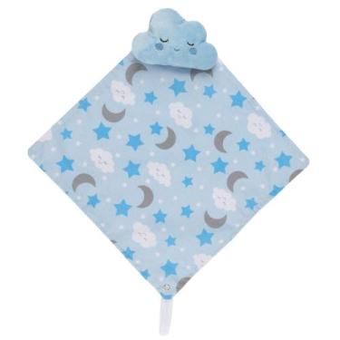 Imagem de Naninha para Bebê Malha com Tema de Nuvem - Pandora Baby Enxovais, Azu