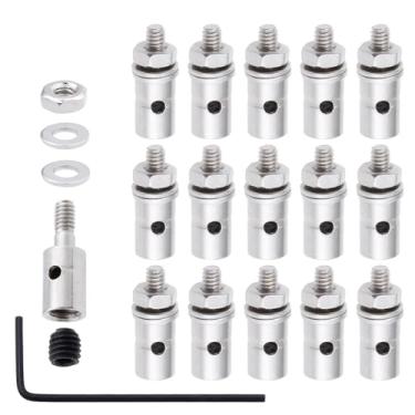 Imagem de GoHobby Premium 1.3mm RC Linkage Stoppers - Push Rod Connectors for Model Airplanes and Boats, 25pcs
