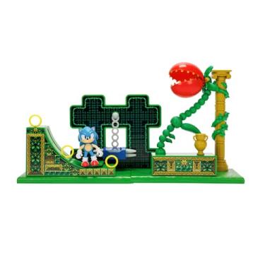 Imagem de Sonic The Hedgehog Stardust Speedway Zone Playset with 2.5" Sonic Action Figure