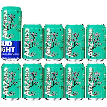 Imagem de Skywin Capa para lata de silicone (pacote com 10) - Capa para latas de bebidas pode esconder lata de 350 ml disfarçando-a como uma lata de refrigerante (verde)