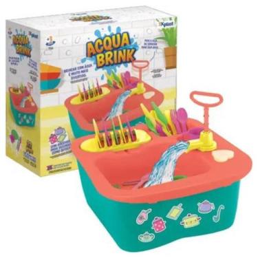 Imagem de Acqua Brink Pia Cozinha Louças Homeplay XPlast Home Play Brinquedo Inf