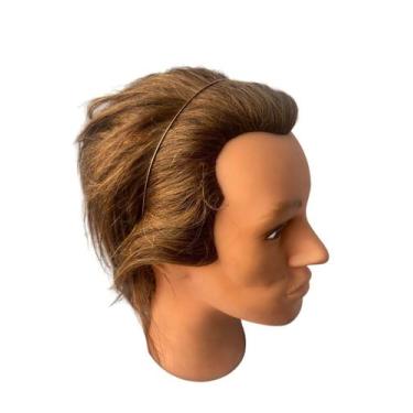 Imagem de Arco Tiara Fina Metal Bronze Liso 13cm Acessório cabelo - Blook