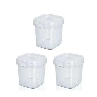 Imagem de Pote Quadrado C/Lacre Bolo No Pote Descartável 220ml C/20un - Mor, Nud