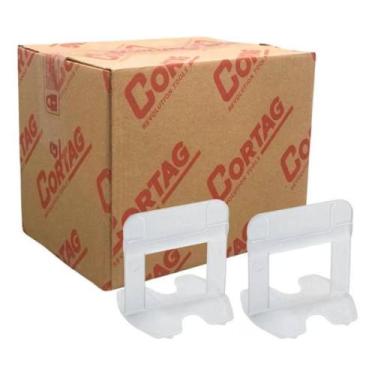Imagem de Kit espacador nivelador smart c/ 1000 pcs piso e porcelanato - CORTAG,
