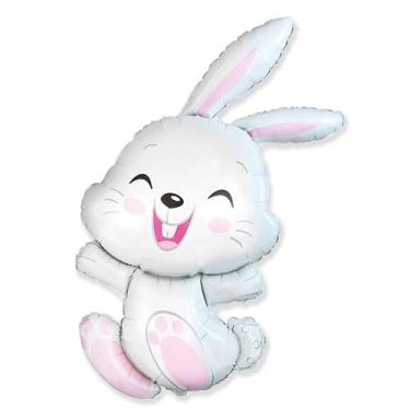 Imagem de Balão de Festa Metalizado 44'' 111cm - Bunny Pink - 1 unidade - Rizzo