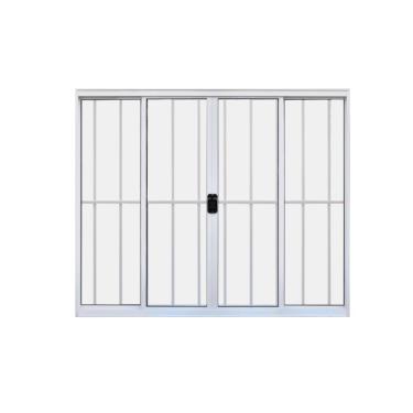 Imagem de Janela de Correr 4 Folhas C/ Grade 1.00 x 1.20 - Hale