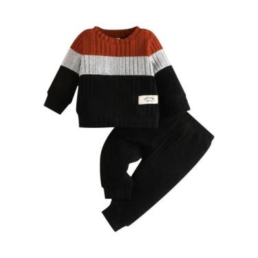 Imagem de Conjunto de Roupa de Inverno para Meninos (3 a 24 Meses) - Suéter e Ca