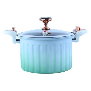 Imagem de Panela grande de micro pressão esmaltado 12l, panela de sopa a vácuo a