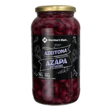 Imagem de Azeitona Preta Fatiada Azapa Premium 790g - Member'S Mark