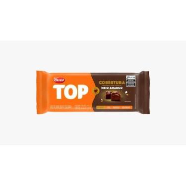 Imagem de Cobertura Chocolate Top Meio Amargo em Barra  1,01kg - Harald
