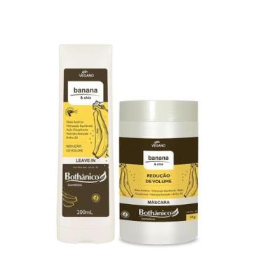 Imagem de Kit Banana e Chia Bothânico Máscara 1 kg + Leave In Térmico