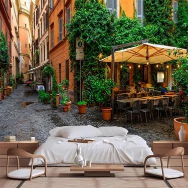 Imagem de Lcythiazole Papel de parede de tamanho personalizado - Peel and Stick, Roma, Itália, paisagem urbana, papel de parede mural 3D para sala de estar, quarto, murais de parede grandes, mural de fotos de