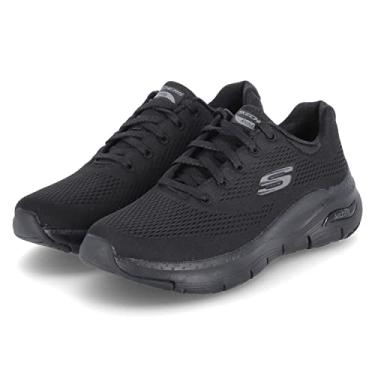 Imagem de Skechers Tênis feminino Arch Fit Big Appeal, Acabamento de malha preta, 35