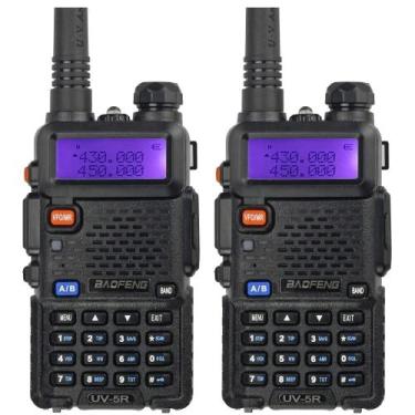 Imagem de Rádio bidirecional BAOFENG UV-5R Rádio amador portátil Walkie Talkie