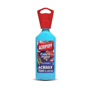 Imagem de Tinta Tecido e Pintura Textil Acripuff Acrilex 35 ml Azul Celeste - 503